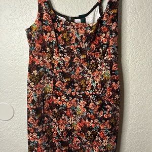 Wild Fable Floral Corduroy Overall Dress